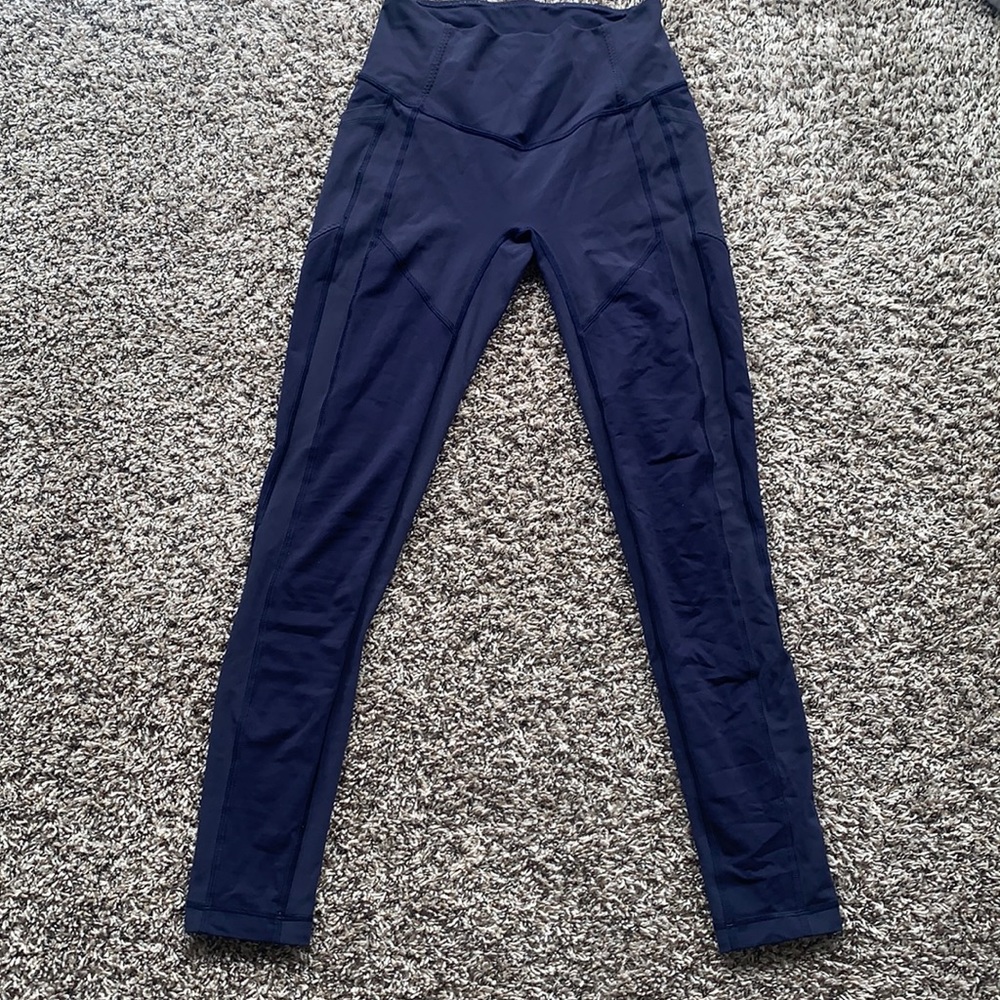 Navy Lululemon Running Leggings
